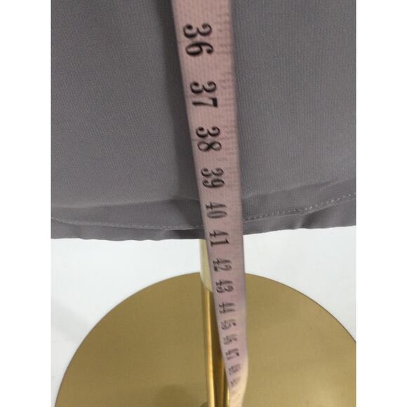 AW BRIDAL 14 1X plus grey bridesmaid mother of bride faux wrap dress NEW b48 - Picture 3 of 8